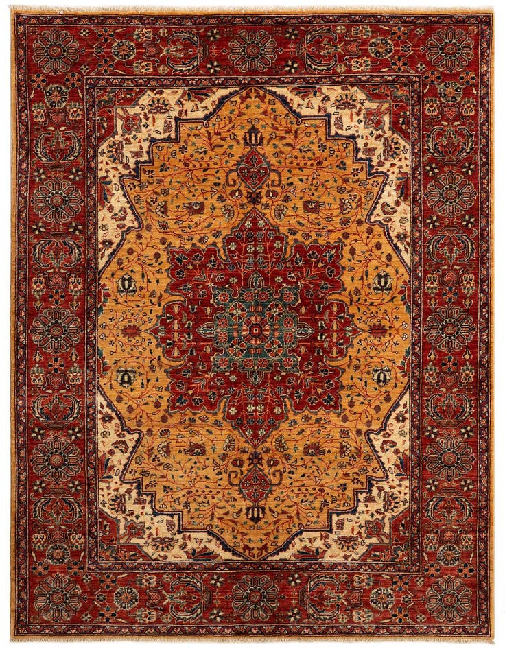 Detail image of 4' 1 x 5' 9 Serapi Rug
