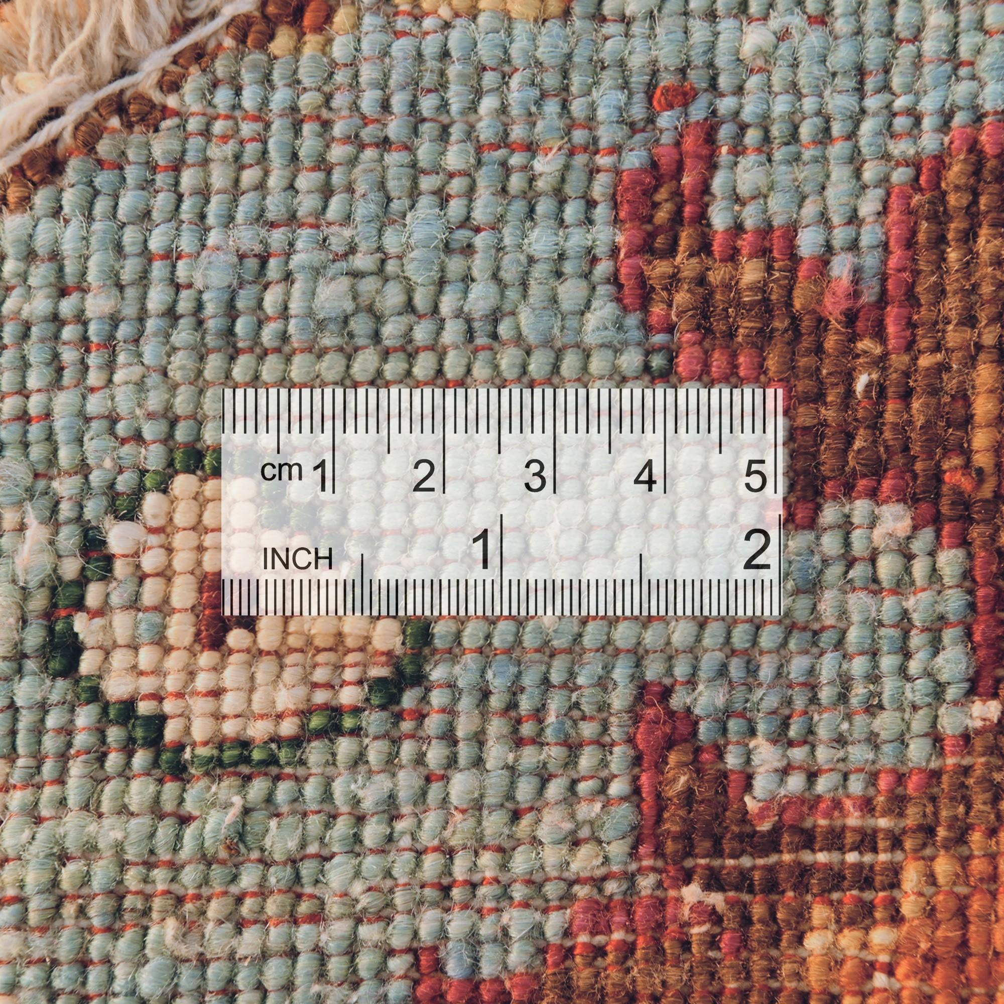Detail image 8 of 8: 5' 1 x 5' 2 Hand Knotted Ariana Ziegler Round Rug