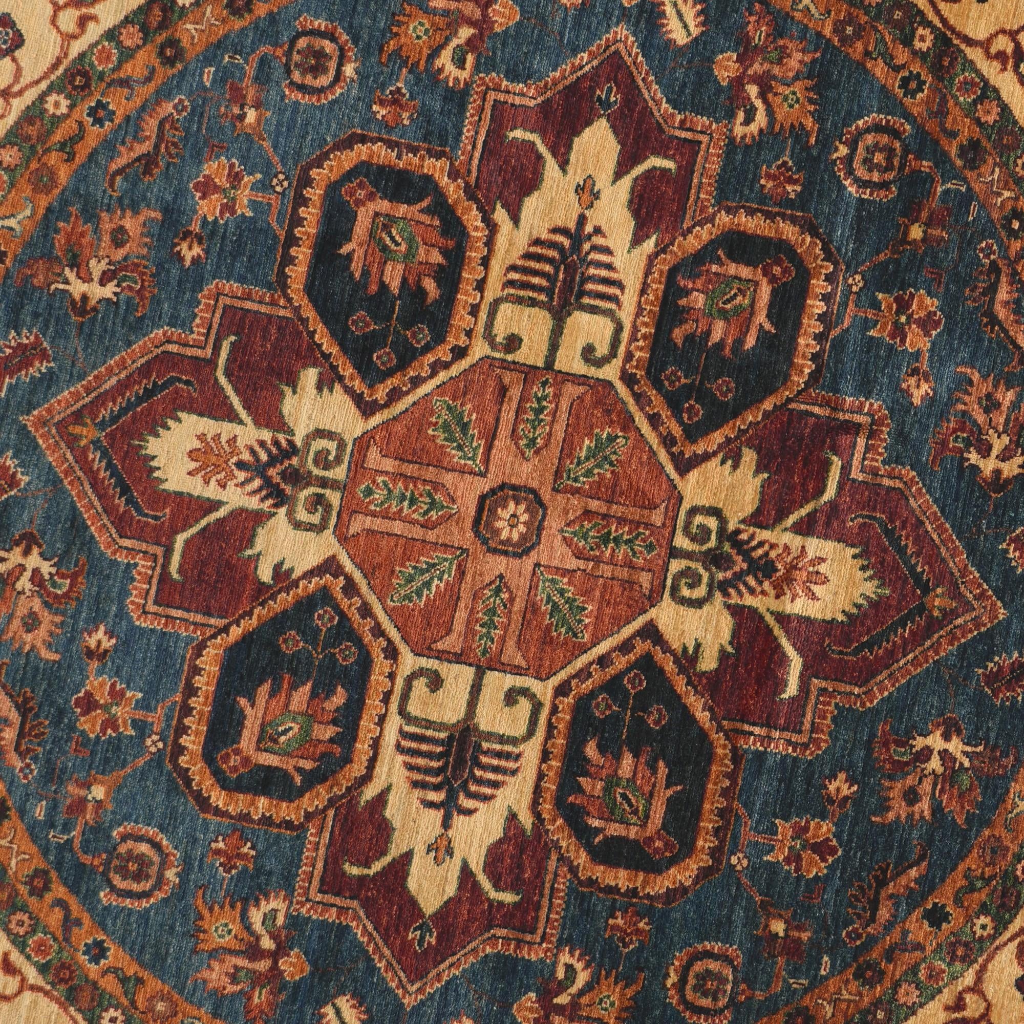 200cm x 210cm Hand Knotted Ariana Ziegler Round Rug