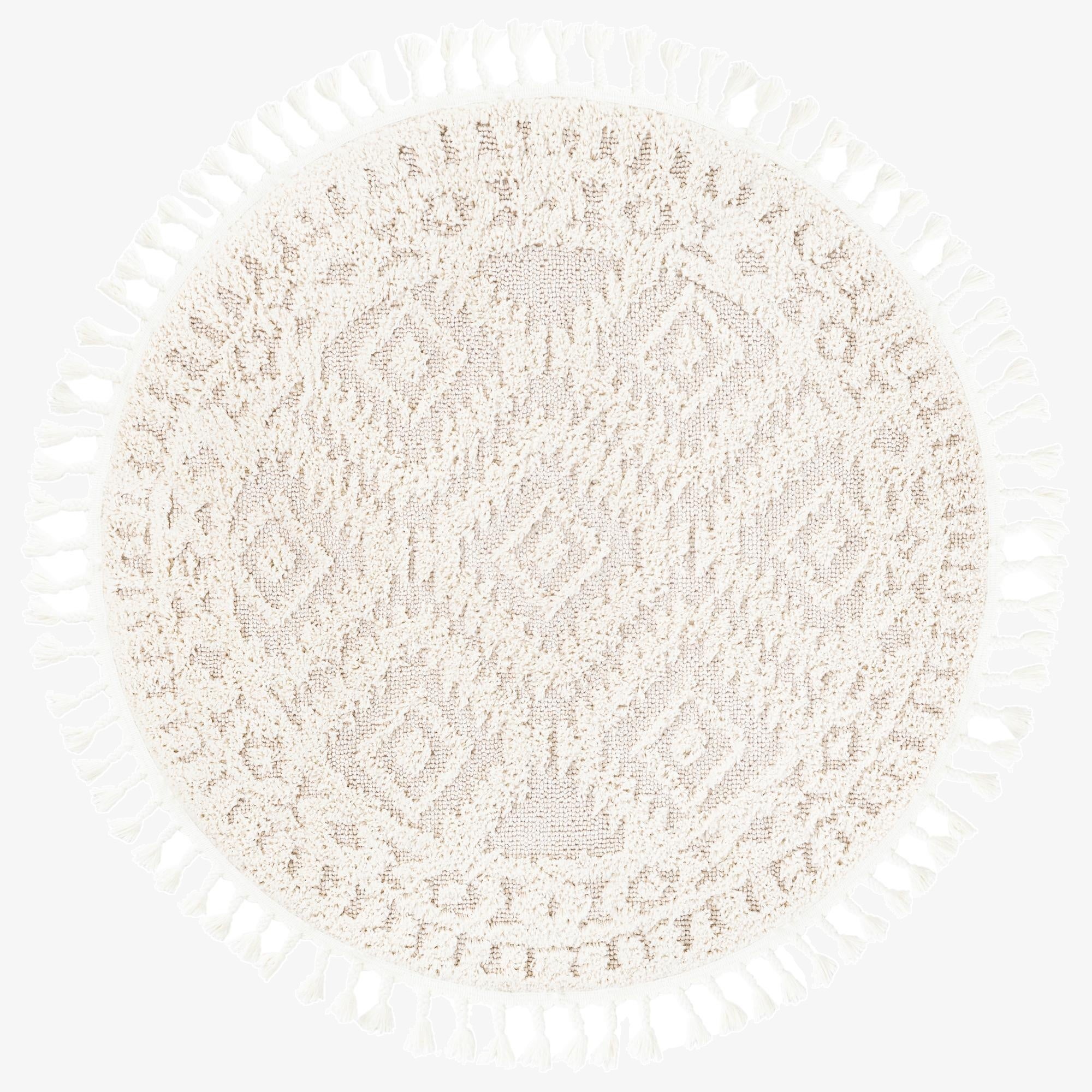 4' x 4' Boho Round Rug