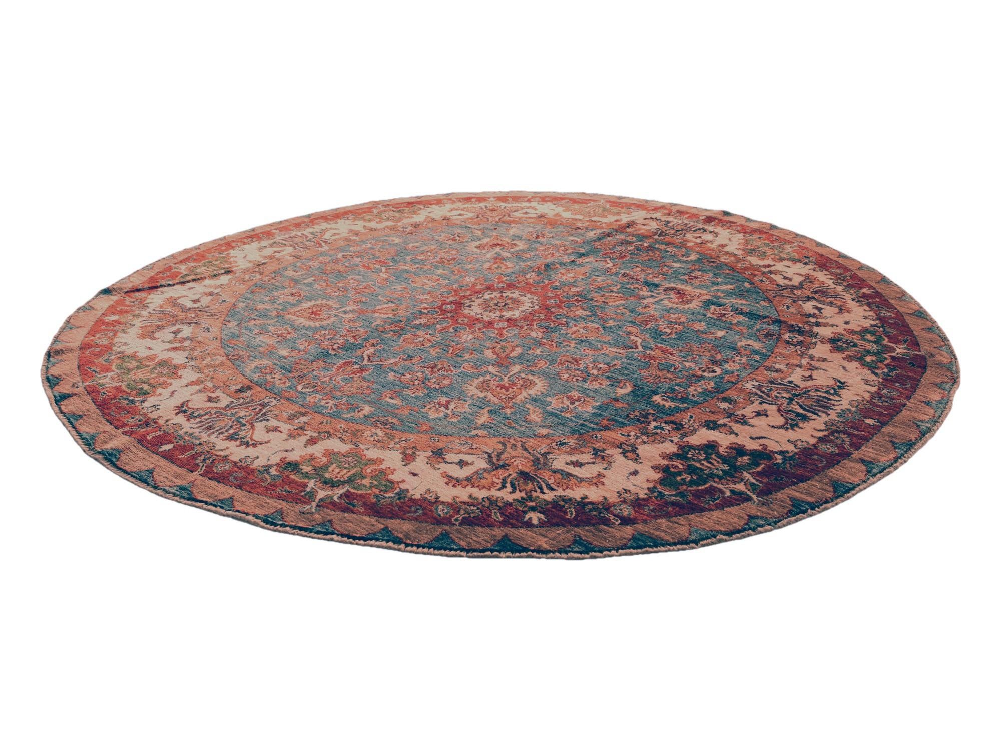 6' 4 x 6' 5 Hand Knotted Kazak Round Rug