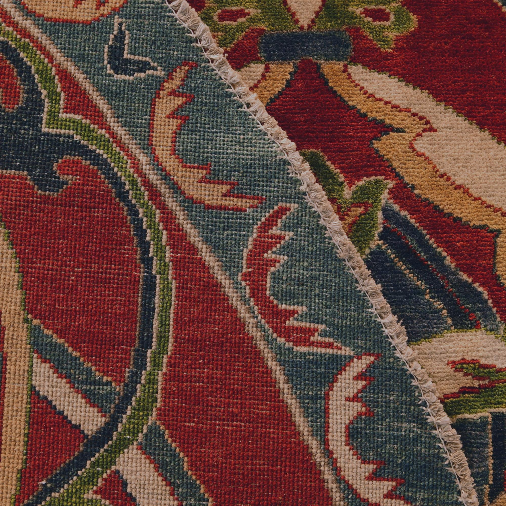 8' 1 x 8' 1 Hand Knotted Kazak Round Rug
