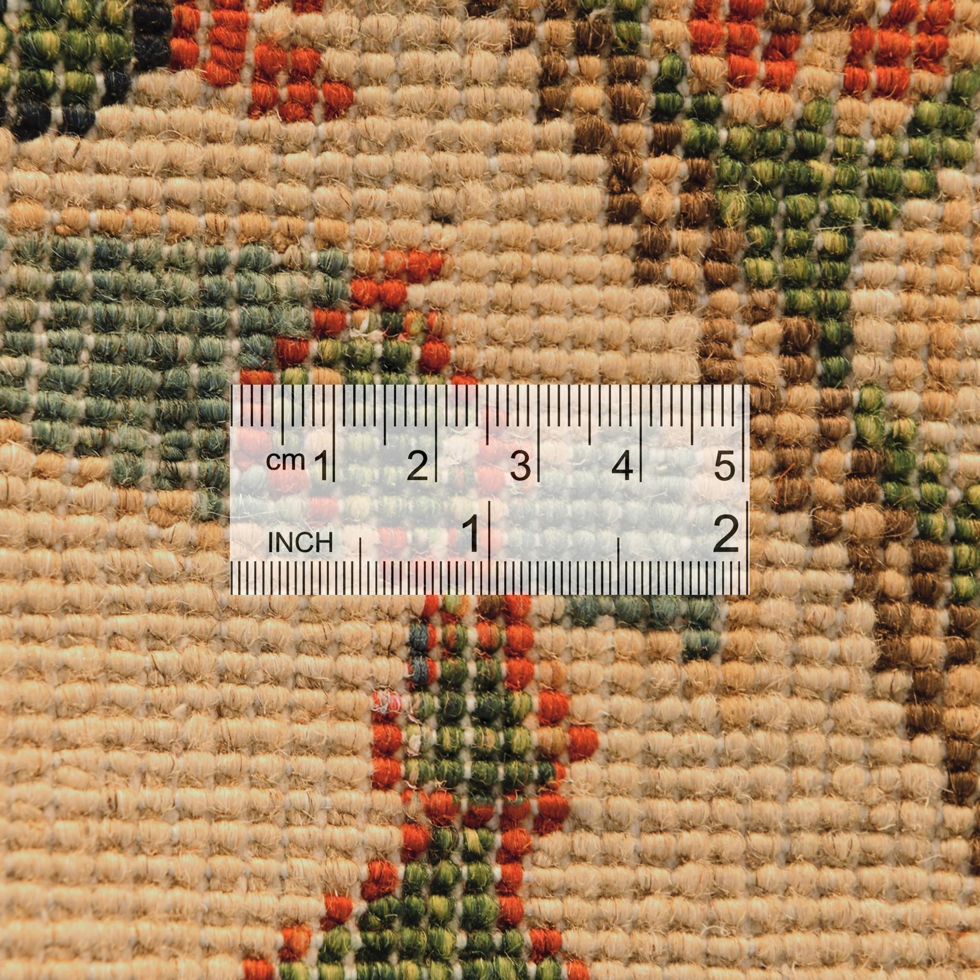 195cm x 200cm anudado a mano Kazak Alfombra redondo