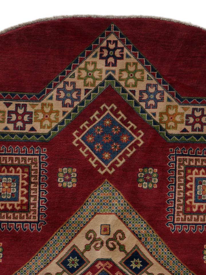 8' 3 x 8' 3 Hand Knotted Kazak Round Rug