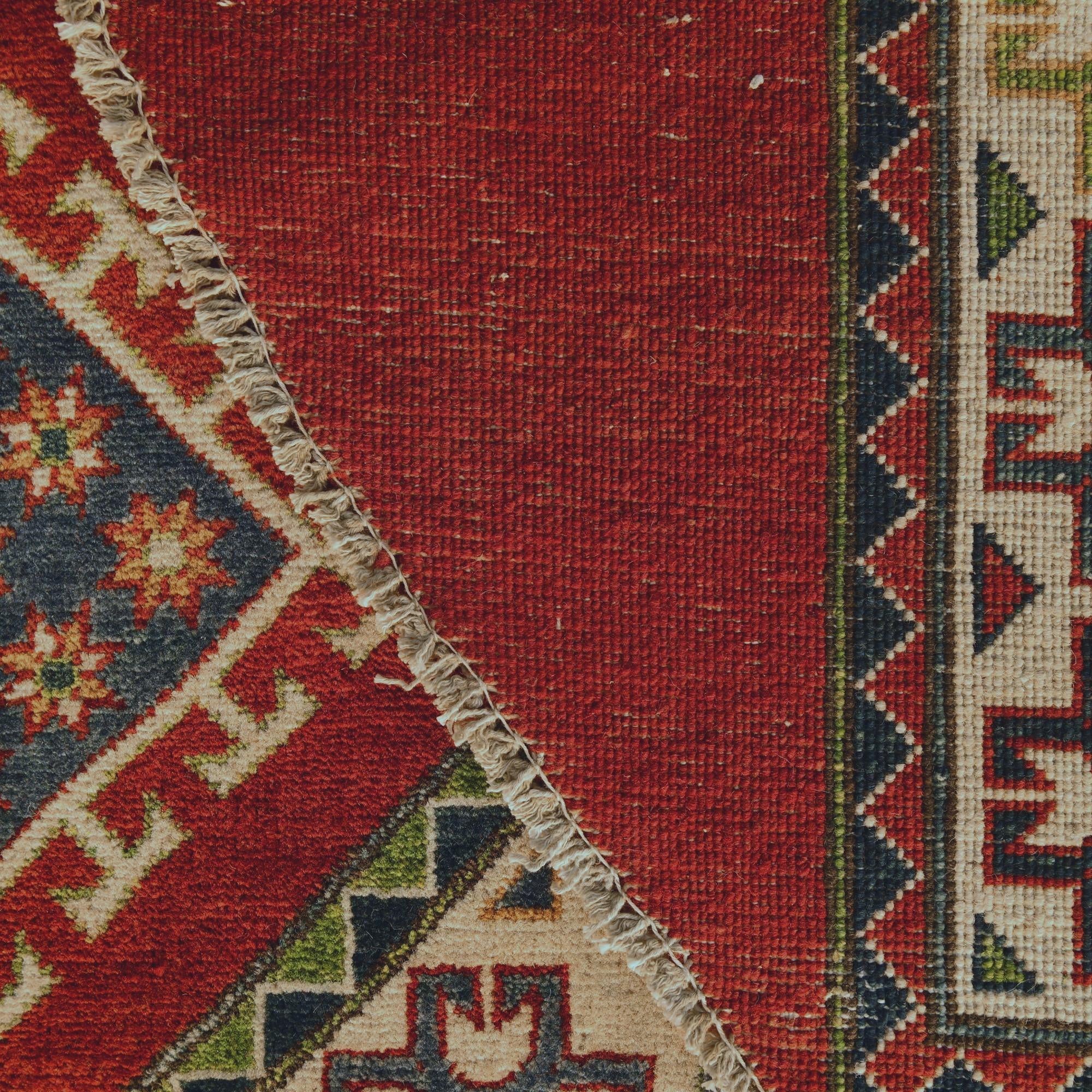 8' 3 x 8' 3 Hand Knotted Kazak Round Rug