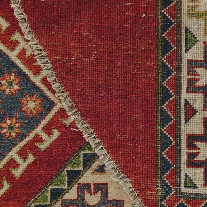 8' 3 x 8' 3 Hand Knotted Kazak Round Rug
