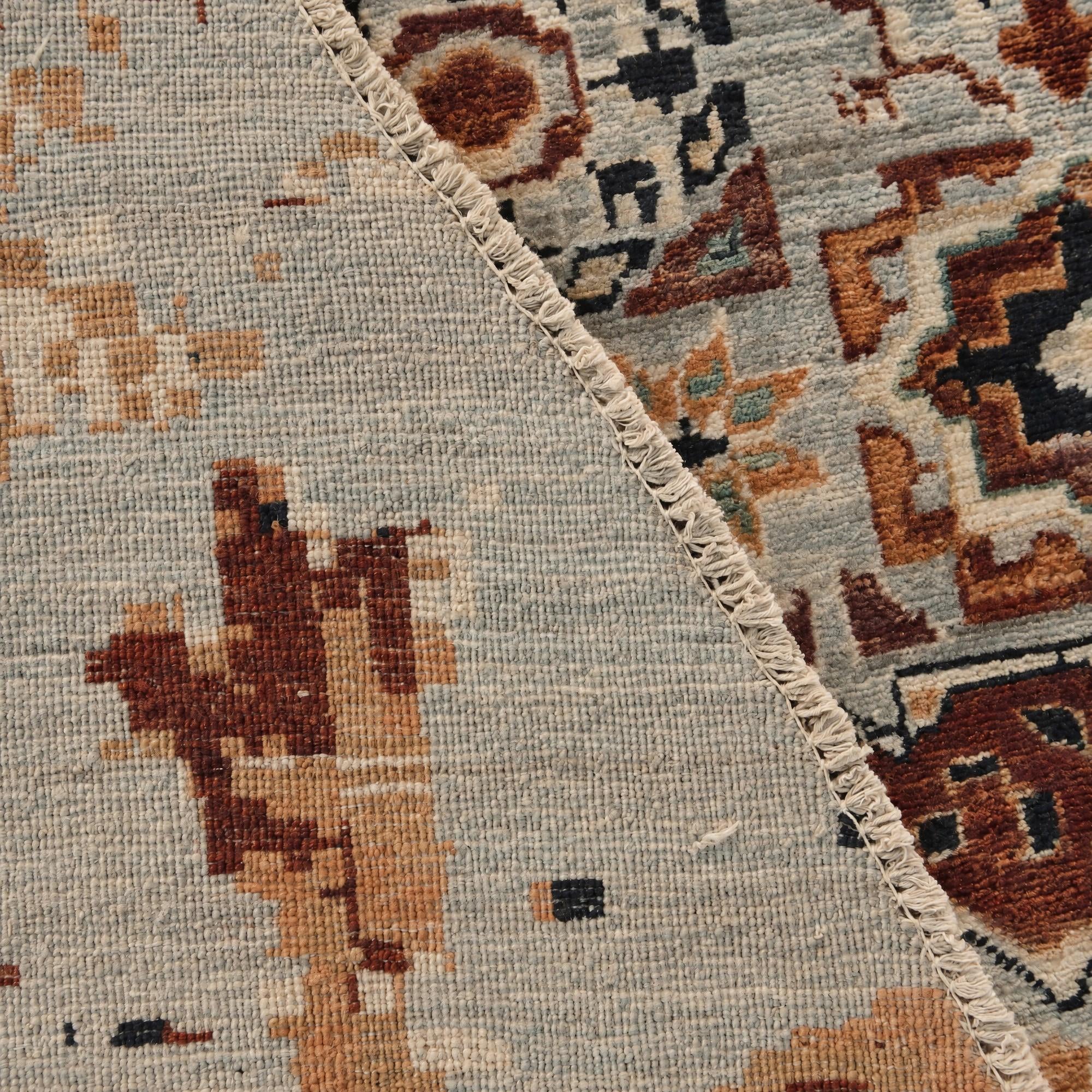 8' 1 x 8' 1 Hand Knotted Mamluk Ziegler Round Rug