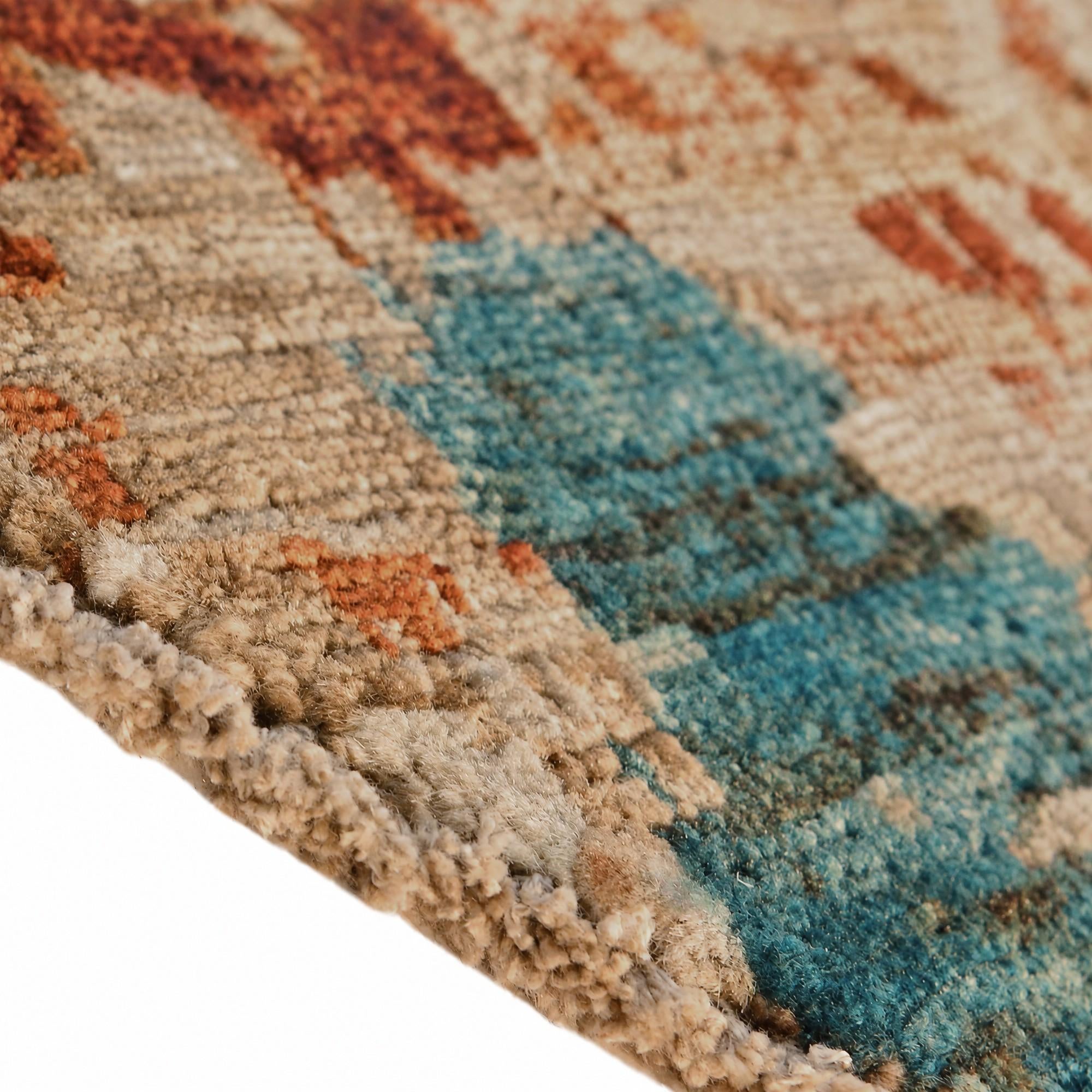 8' 1 x 8' 1 Hand Knotted Mamluk Ziegler Round Rug