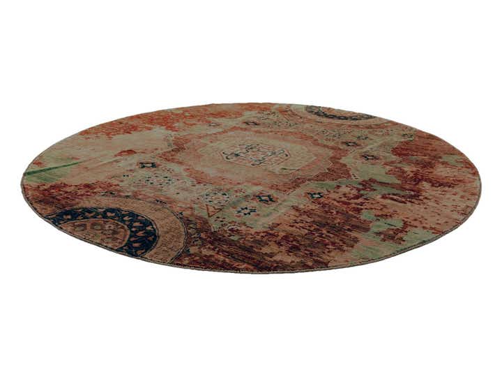 8' 1 x 8' 2 Hand Knotted Mamluk Ziegler Round Rug