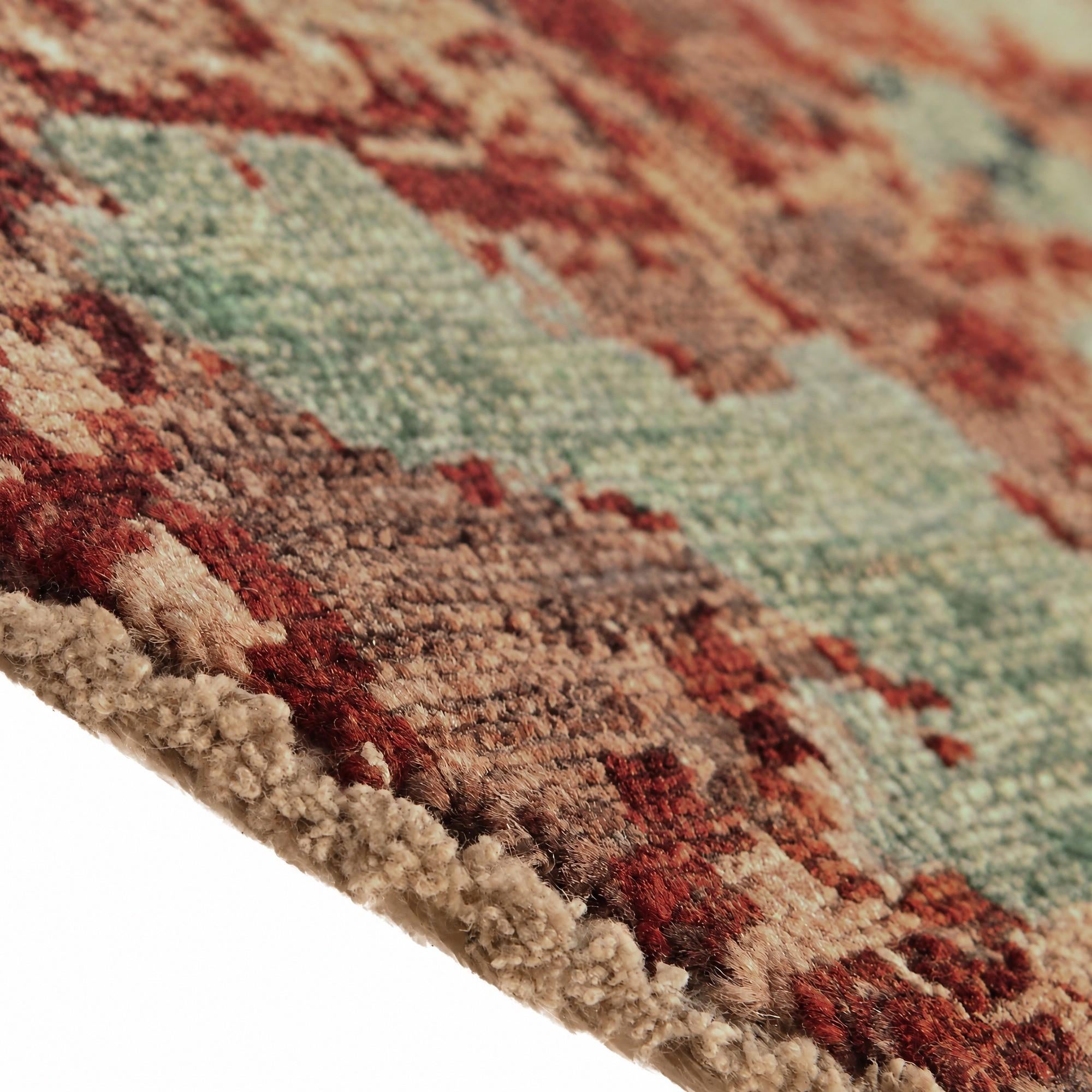8' 1 x 8' 2 Hand Knotted Mamluk Ziegler Round Rug
