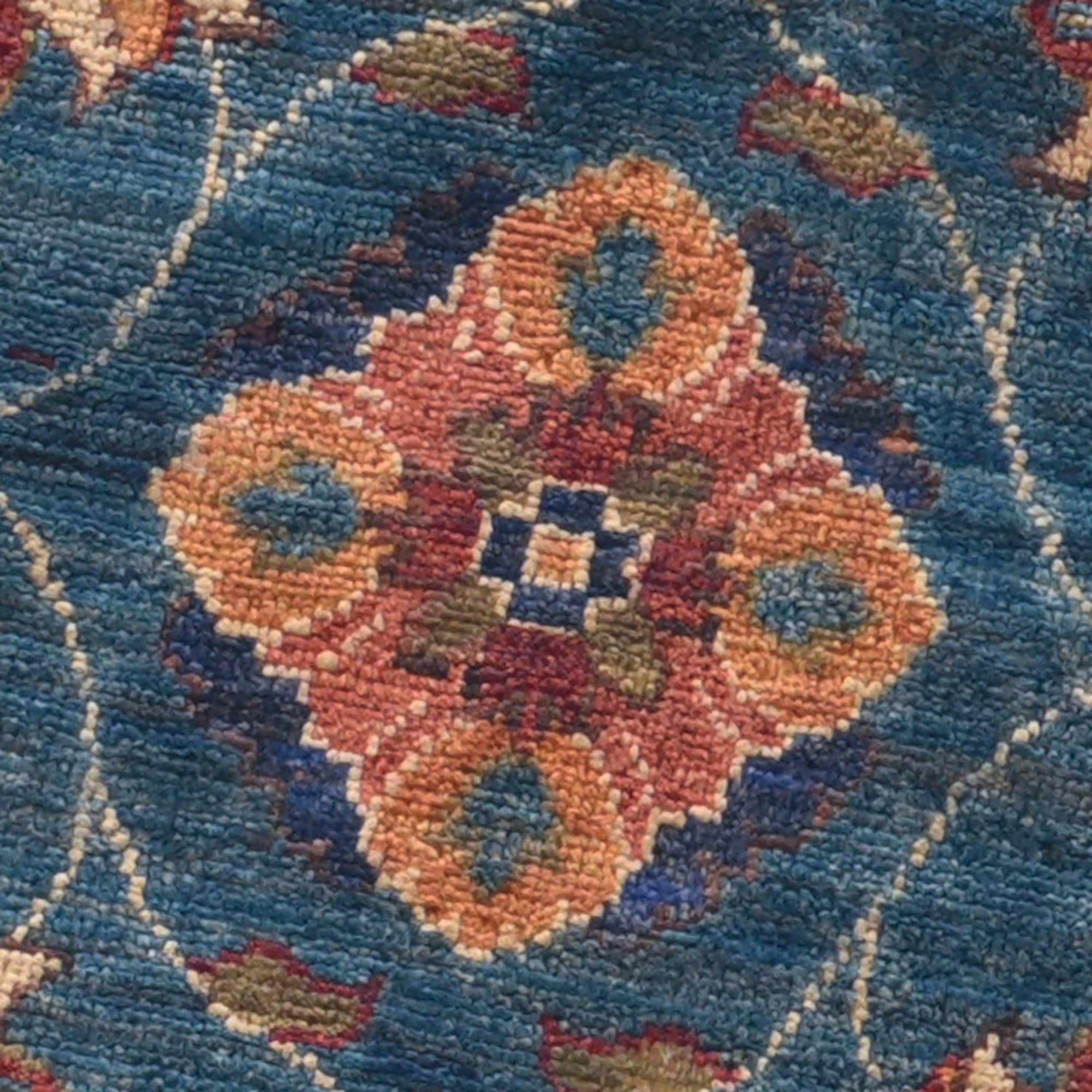 200cm x 200cm Hand Knotted Ziegler Round Rug