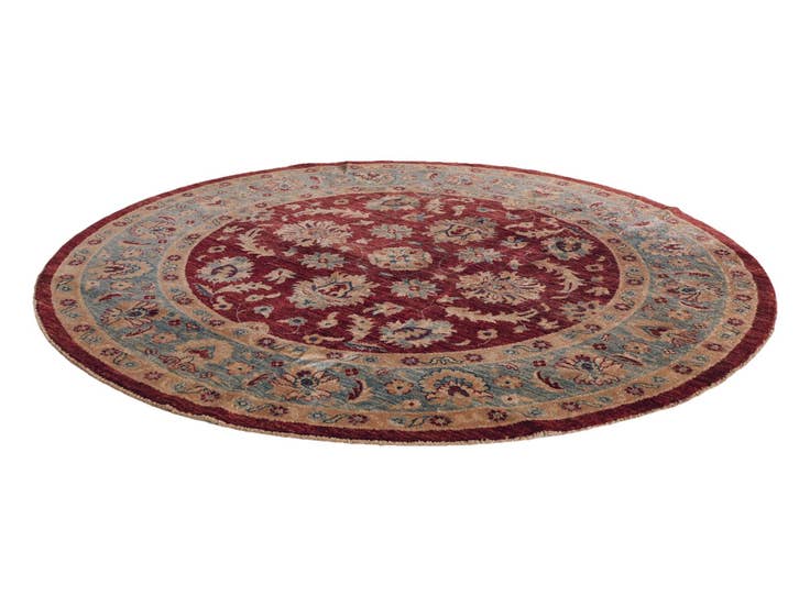 Detail image of 195cm x 200cm Hand Knotted Ziegler Round Rug