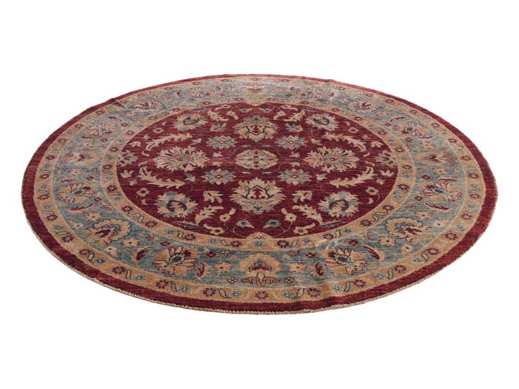 Detail image of 195cm x 200cm Hand Knotted Ziegler Round Rug