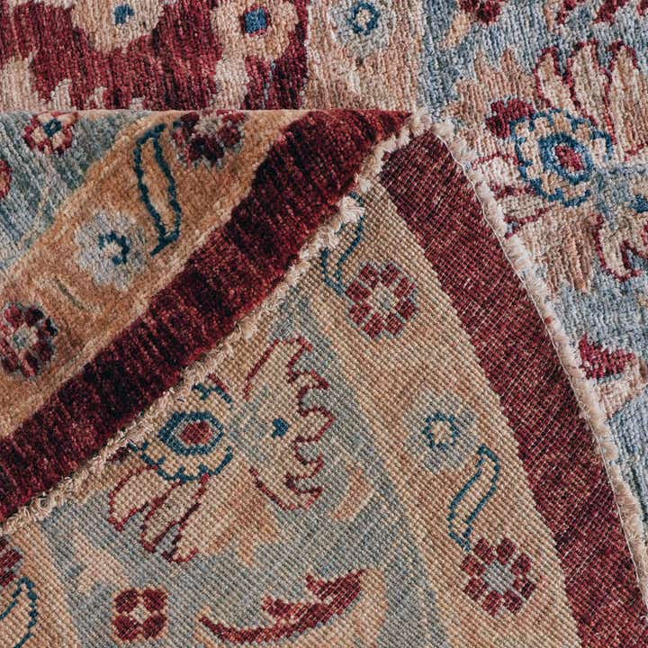 195cm x 200cm Hand Knotted Ziegler Round Rug