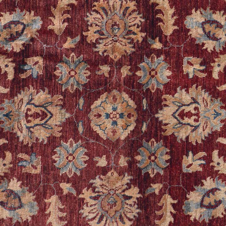 195cm x 200cm Hand Knotted Ziegler Round Rug