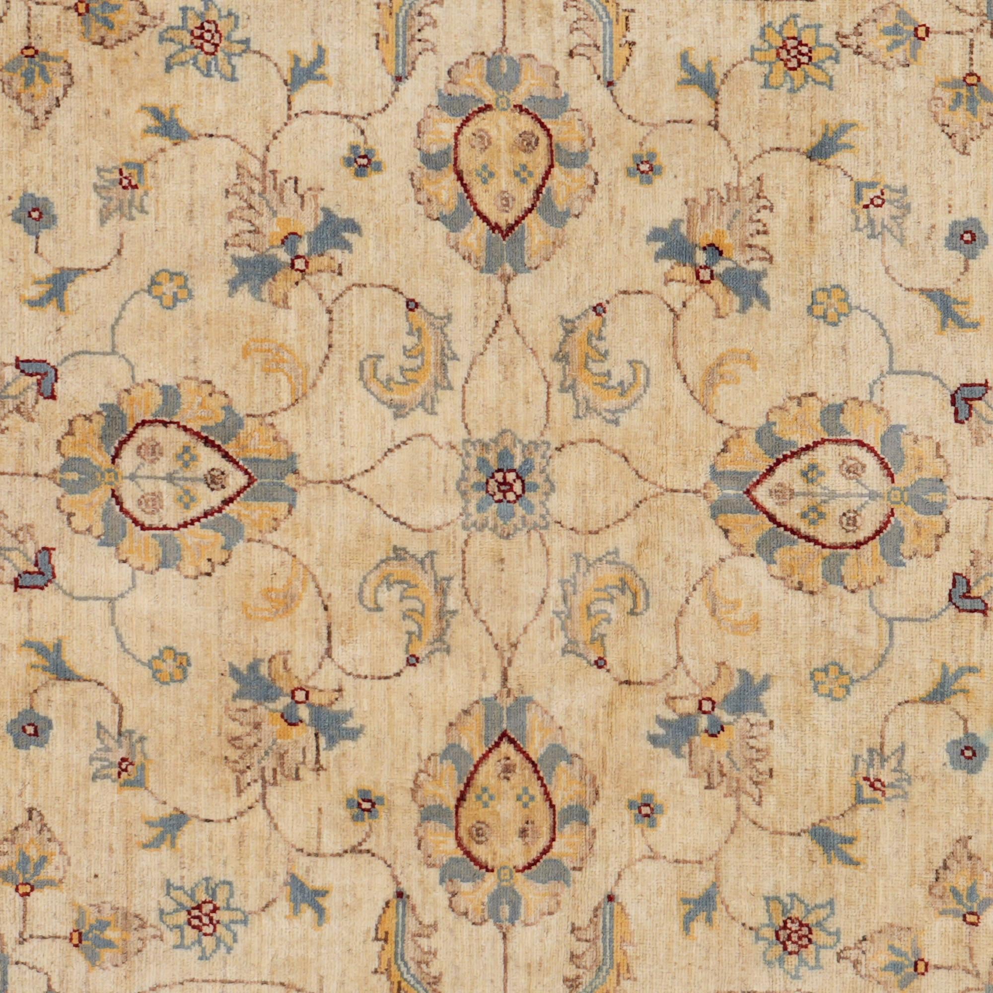 250cm x 255cm Hand Knotted Ziegler Round Rug