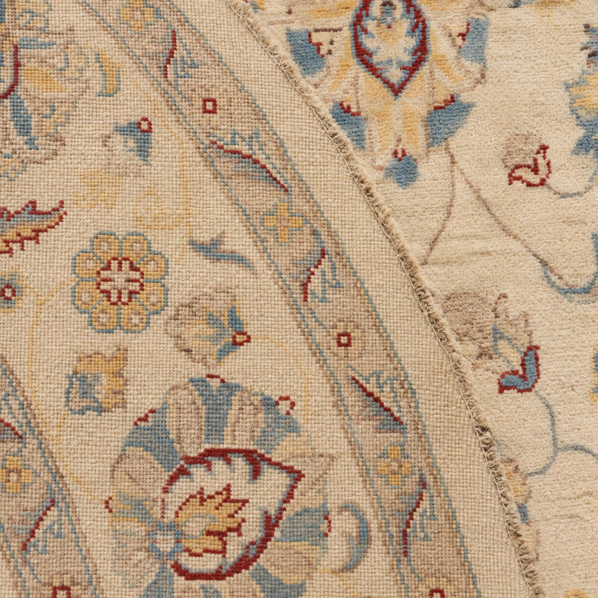 250cm x 255cm Hand Knotted Ziegler Round Rug