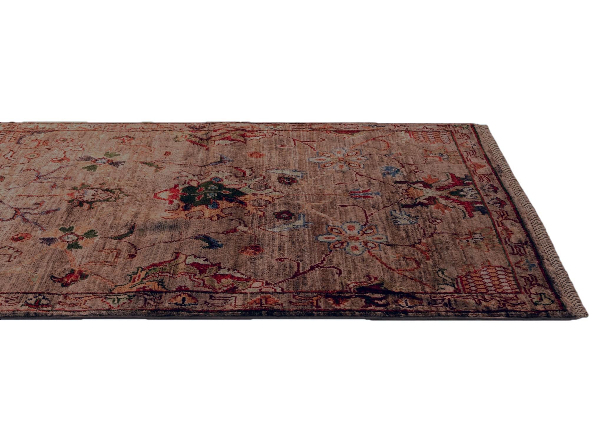 2' 7 x 9' 7 Hand Knotted Ariana Ziegler Runner Rug