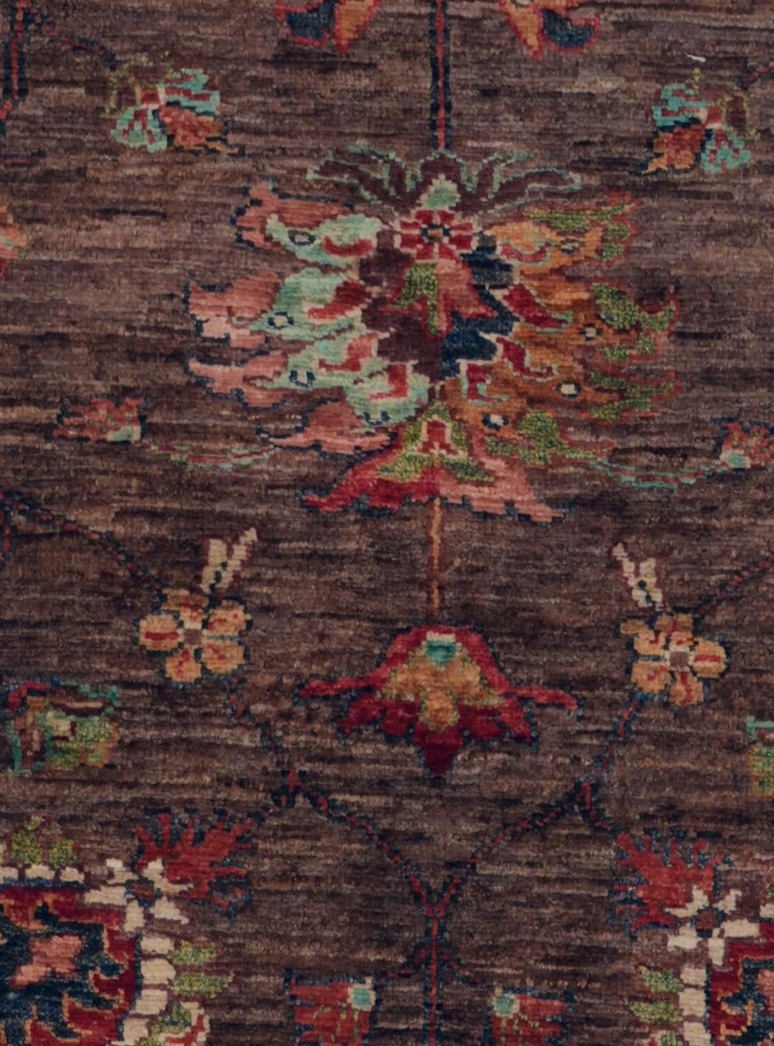 2' 8 x 9' 9 Hand Knotted Ariana Ziegler Runner Rug