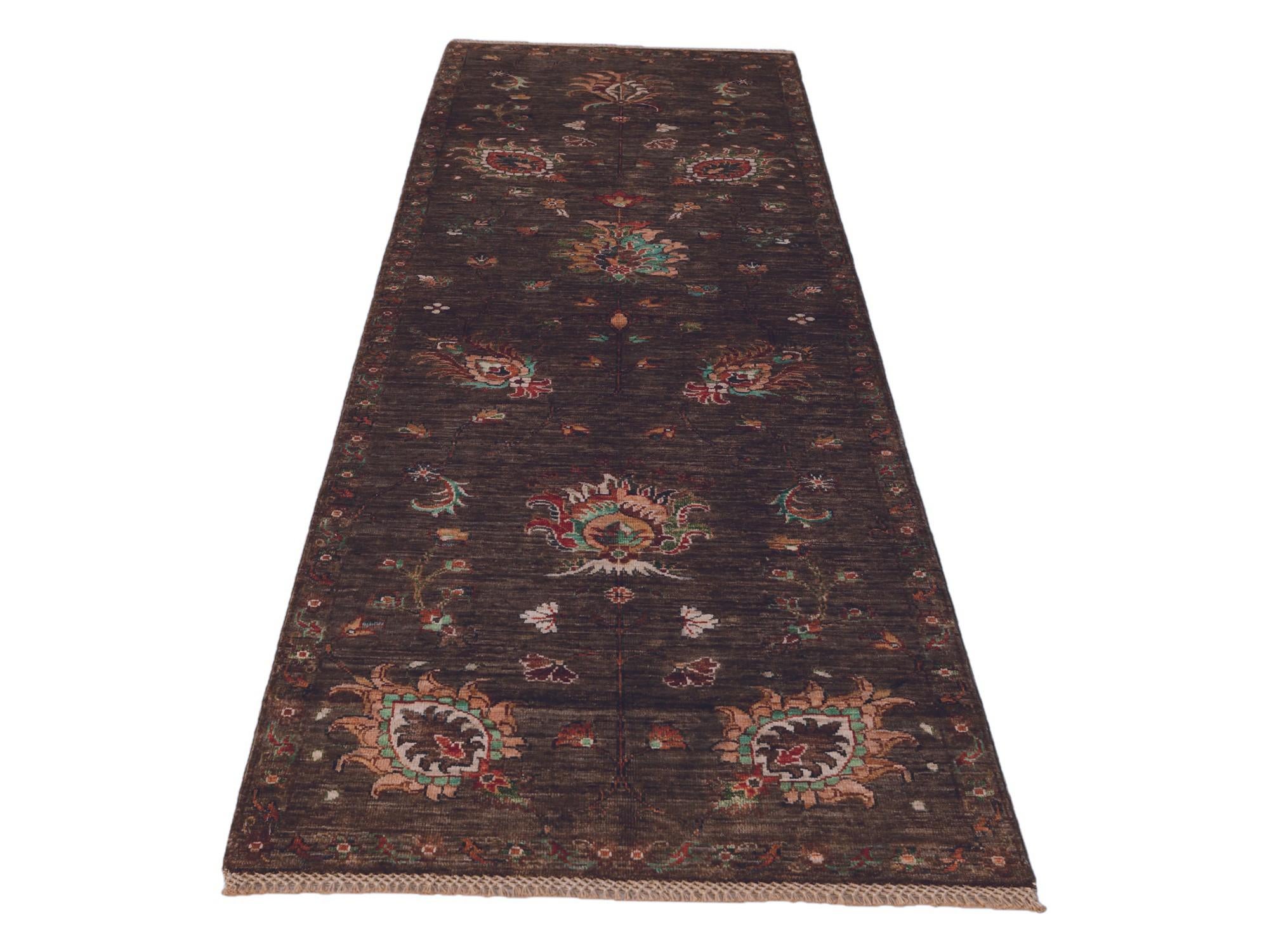 2' 10 x 8' 2 Hand Knotted Ariana Ziegler Runner Rug