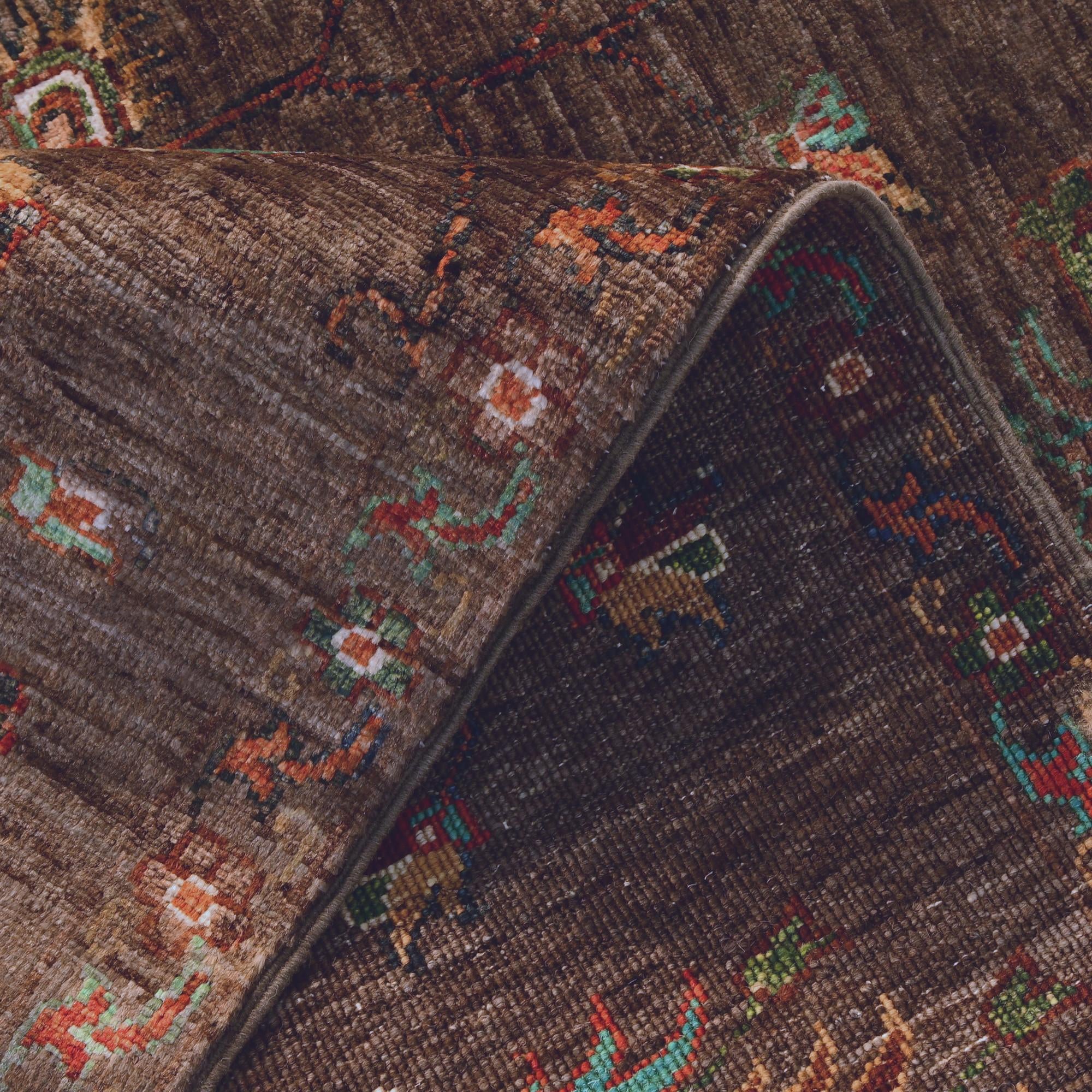 2' 10 x 8' 2 Hand Knotted Ariana Ziegler Runner Rug