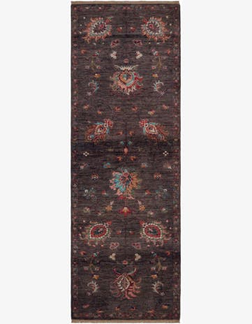2' 10 x 8' 2 Hand Knotted Ariana Ziegler Runner Rug