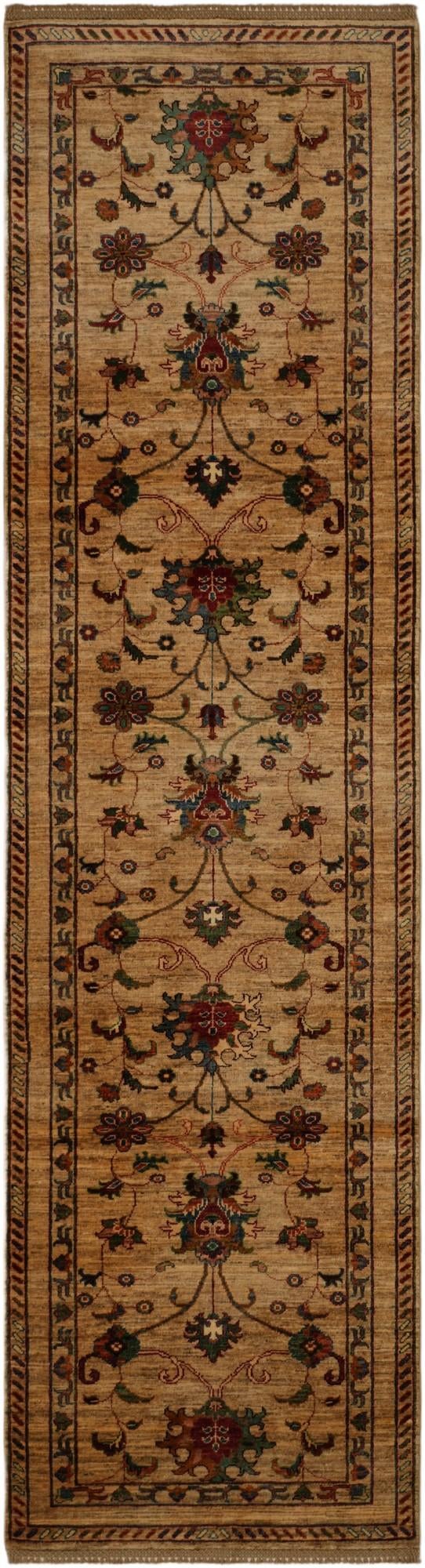 2' 9 x 10' 4 Hand Knotted Ariana Ziegler Runner Rug