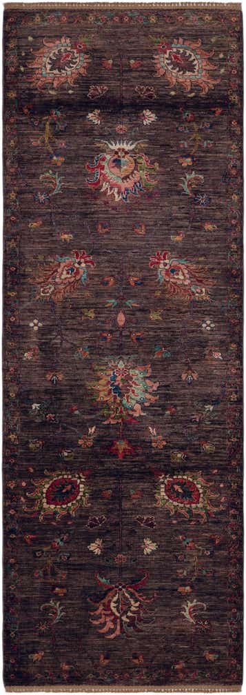 2' 11 x 8' 2 Hand Knotted Ariana Ziegler Runner Rug