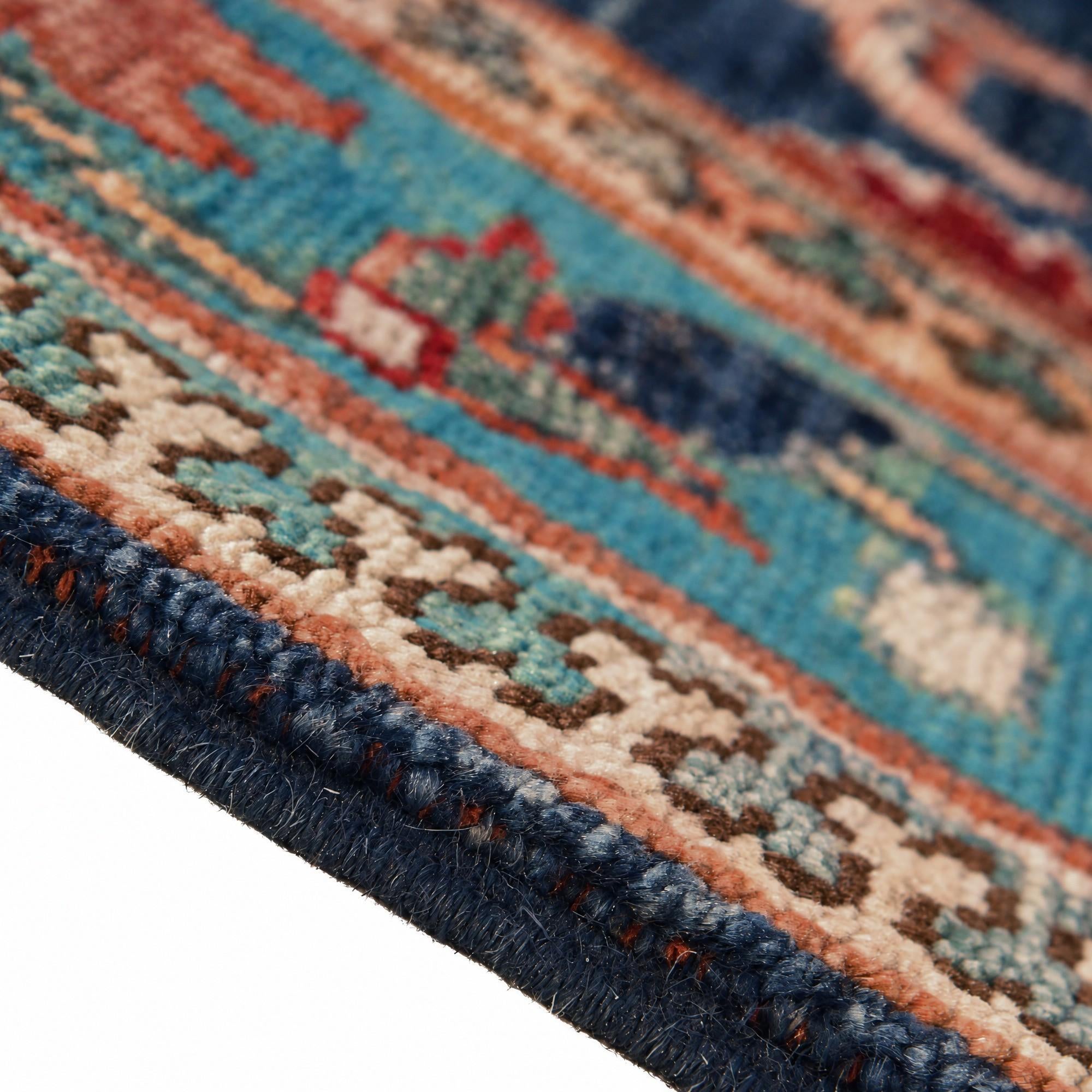 90cm x 285cm Hand Knotted Ariana Ziegler Runner Rug