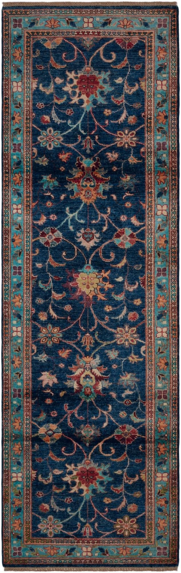 2' 11 x 9' 5 Hand Knotted Ariana Ziegler Runner Rug