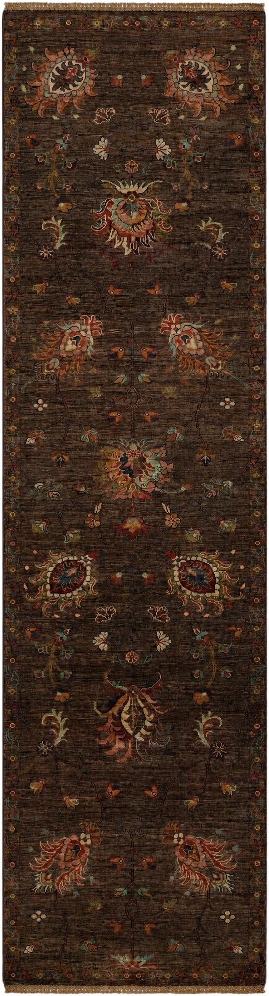 2' 7 x 9' 9 Hand Knotted Ariana Ziegler Runner Rug