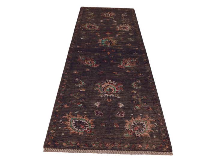 2' 7 x 8' 3 Hand Knotted Ariana Ziegler Runner Rug