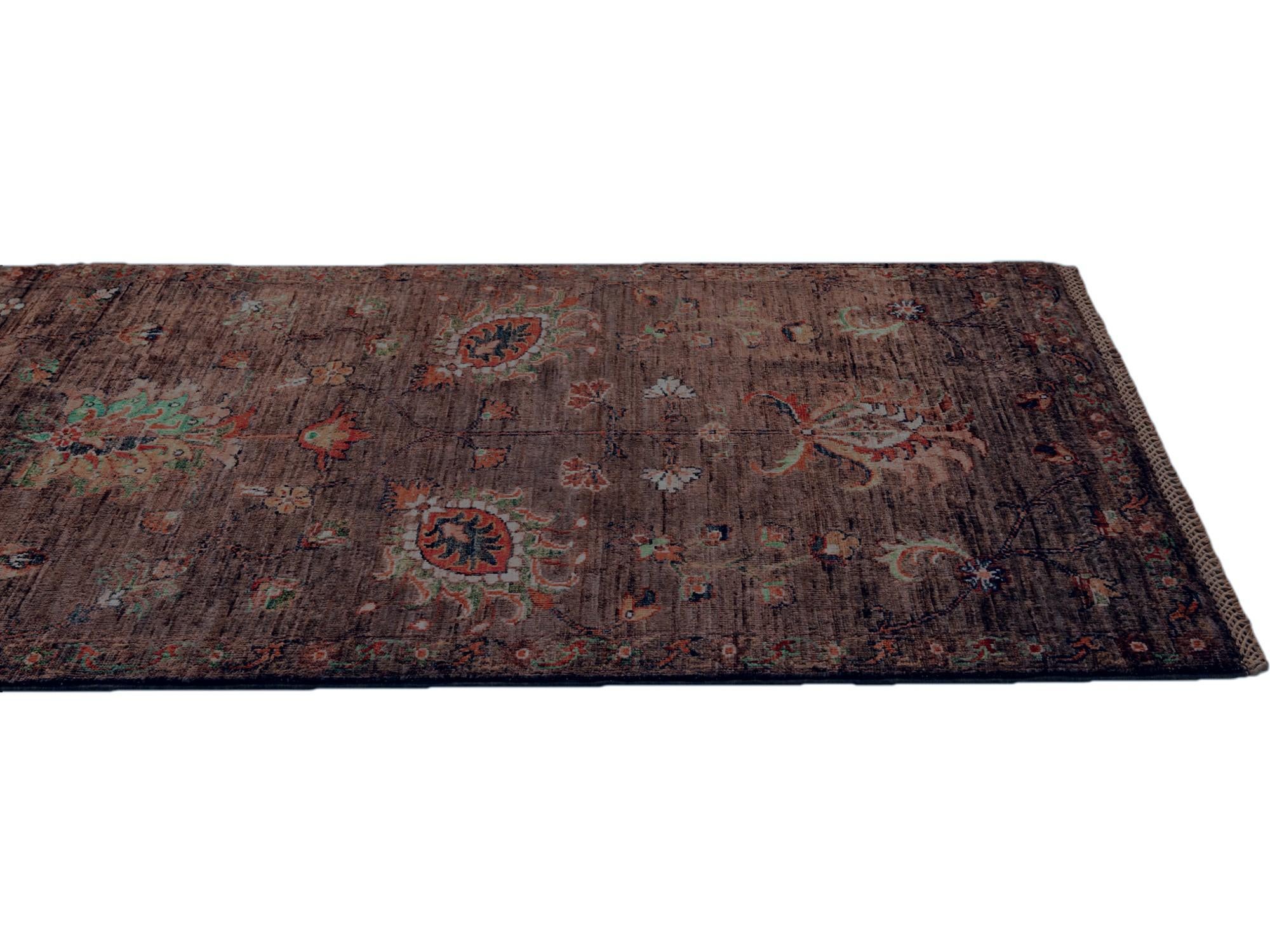 2' 7 x 8' 3 Hand Knotted Ariana Ziegler Runner Rug