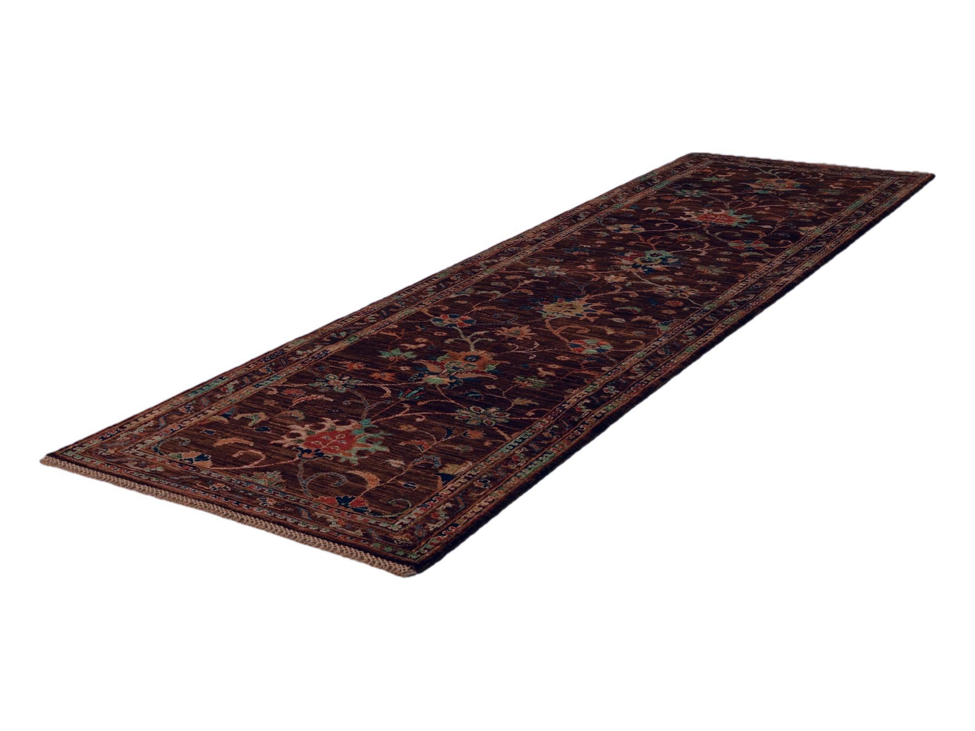 2' 11 x 10' Hand Knotted Ariana Ziegler Runner Rug