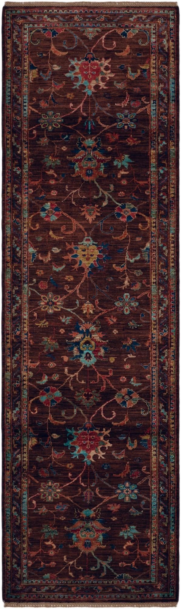 2' 11 x 10' Hand Knotted Ariana Ziegler Runner Rug