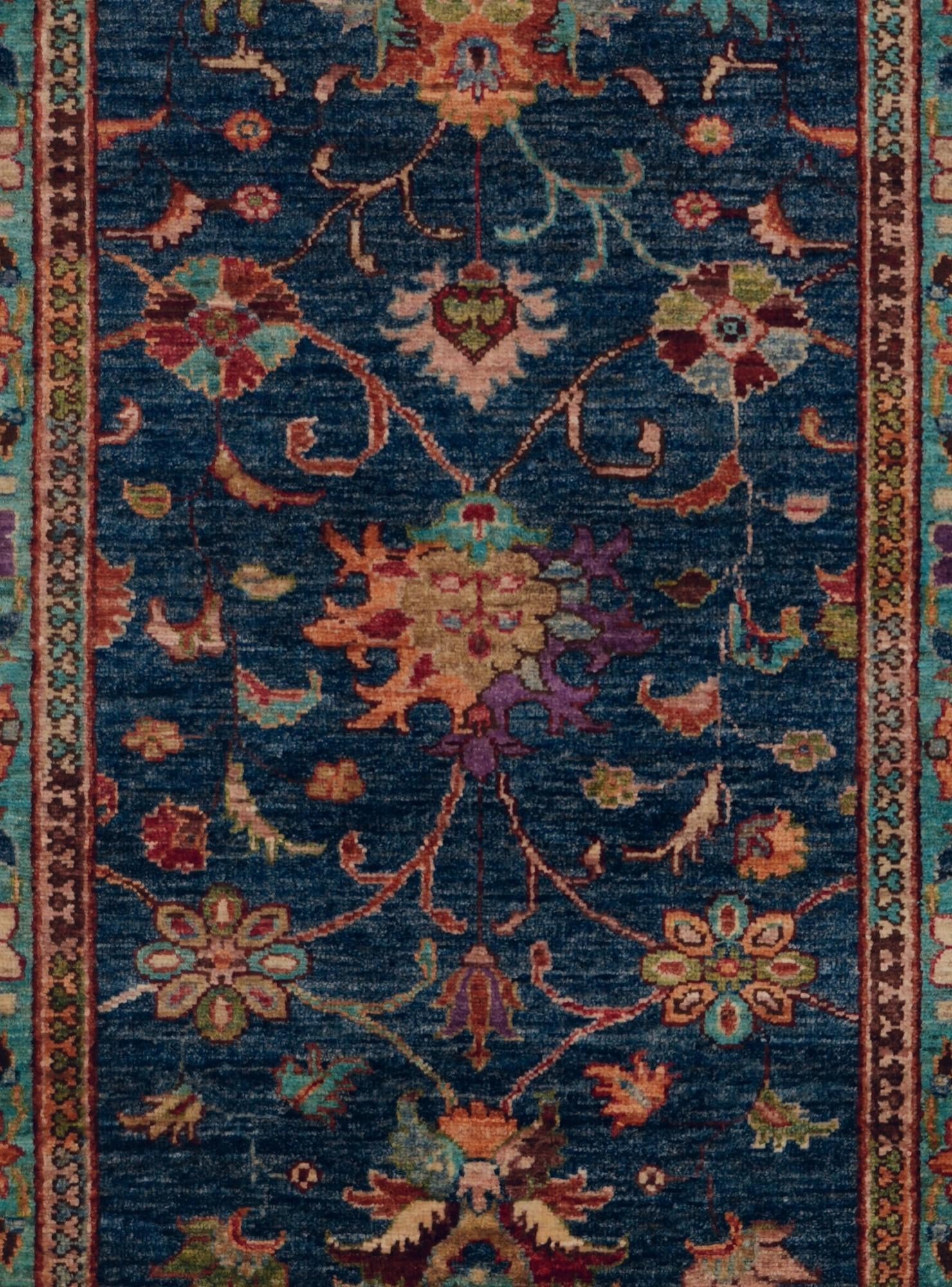 2' 10 x 8' 11 Hand Knotted Ariana Ziegler Runner Rug