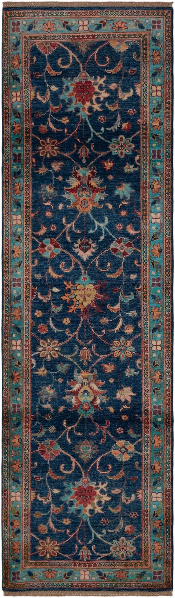 2' 9 x 9' 5 Hand Knotted Ariana Ziegler Runner Rug