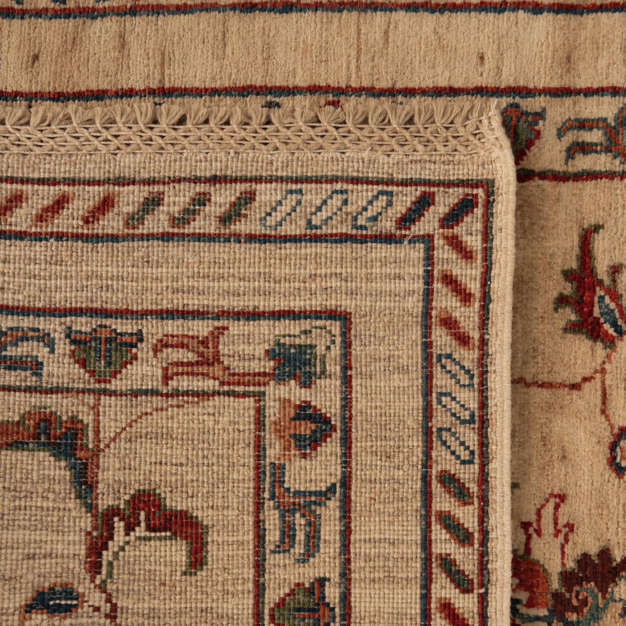 2' 9 x 10' 5 Hand Knotted Ariana Ziegler Runner Rug