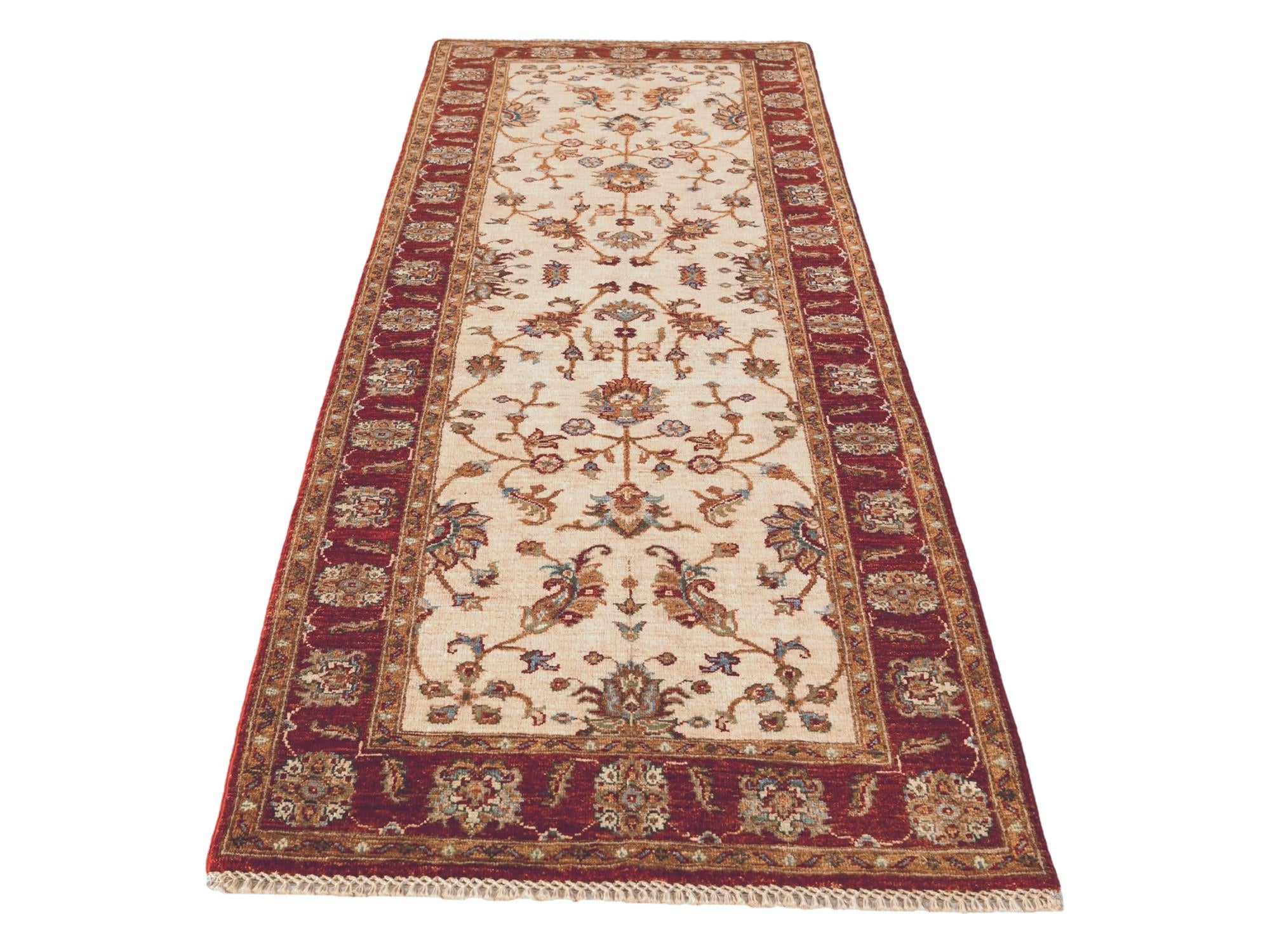 2' 11 x 8' 4 Hand Knotted Ariana Ziegler Runner Rug