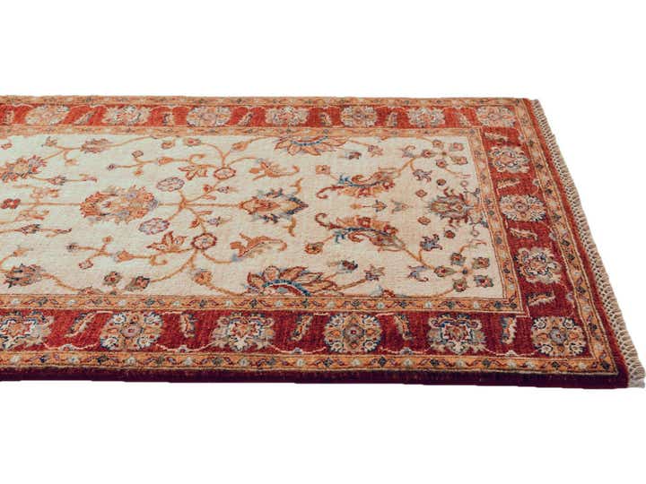2' 11 x 8' 4 Hand Knotted Ariana Ziegler Runner Rug