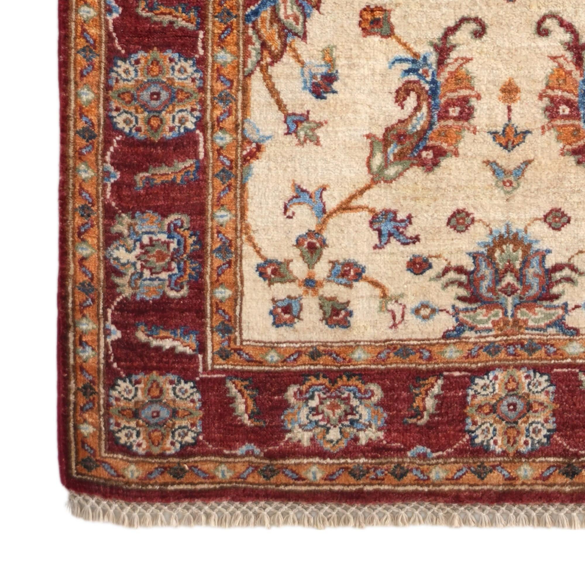 2' 11 x 8' 4 Hand Knotted Ariana Ziegler Runner Rug