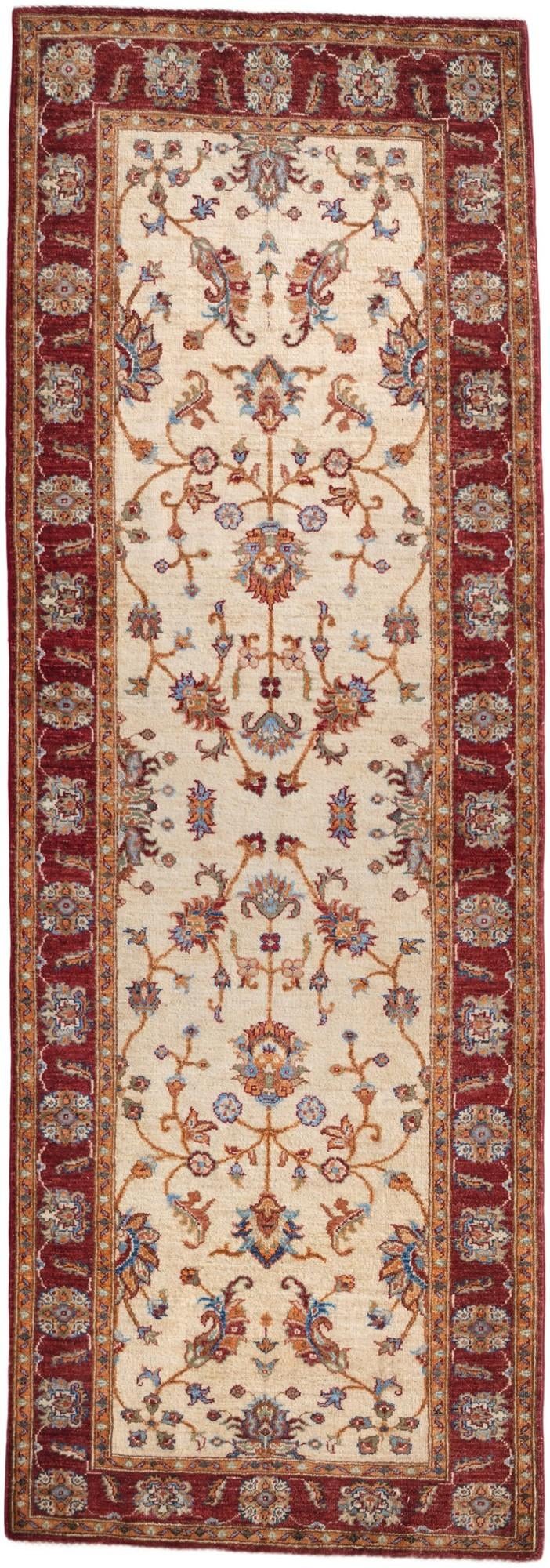 2' 11 x 8' 4 Hand Knotted Ariana Ziegler Runner Rug