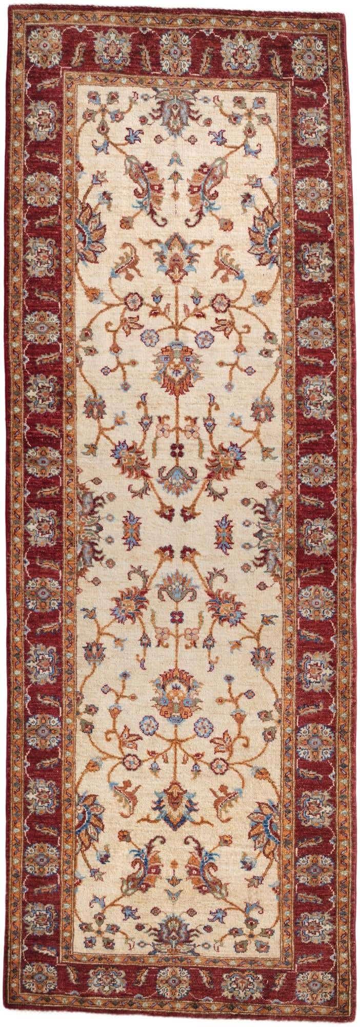 2' 11 x 8' 4 Hand Knotted Ariana Ziegler Runner Rug