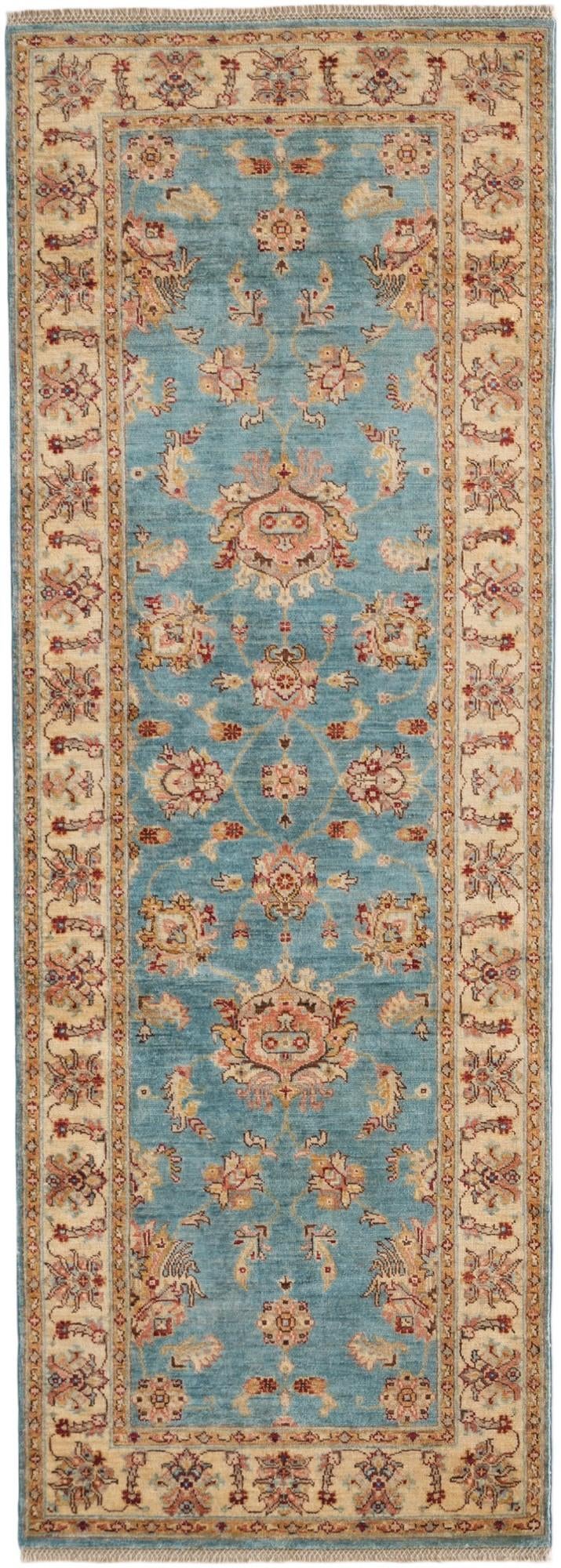 2' 11 x 8' 4 Hand Knotted Ariana Ziegler Runner Rug