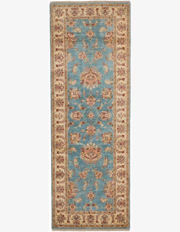 2' 11 x 8' 4 Hand Knotted Ariana Ziegler Runner Rug