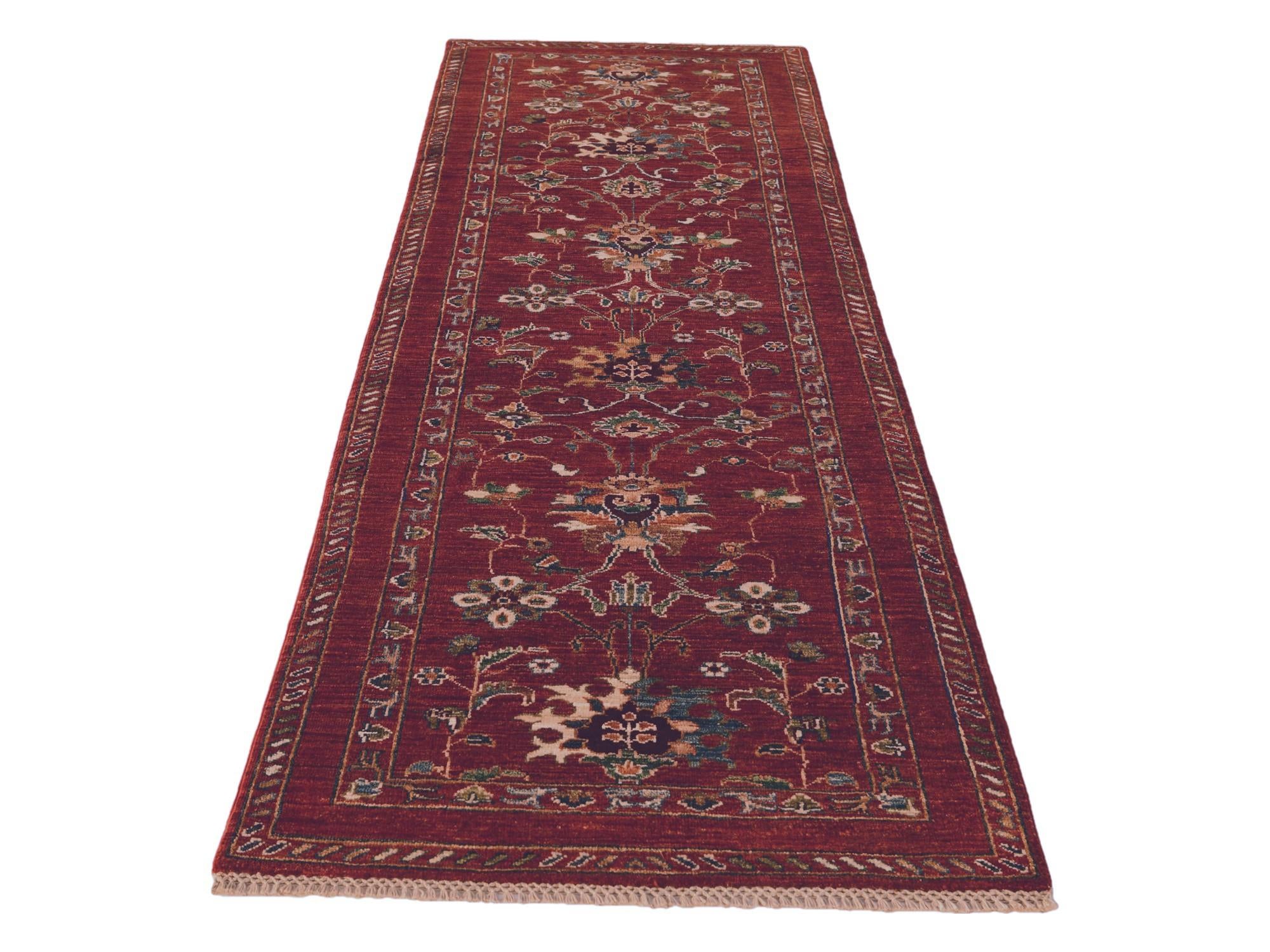 2' 11 x 8' 6 Hand Knotted Ariana Ziegler Runner Rug