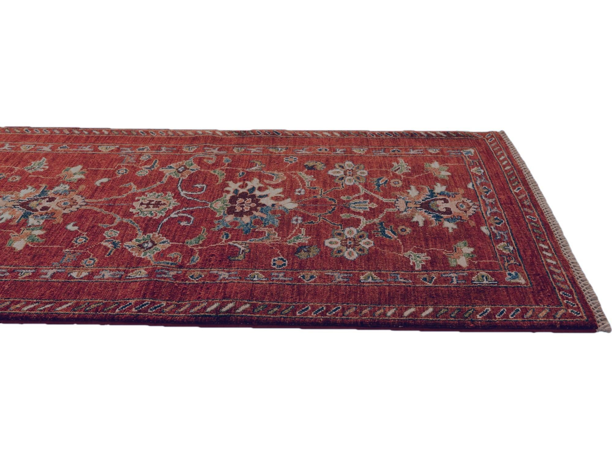 2' 11 x 8' 6 Hand Knotted Ariana Ziegler Runner Rug