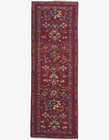 2' 11 x 8' 6 Hand Knotted Ariana Ziegler Runner Rug
