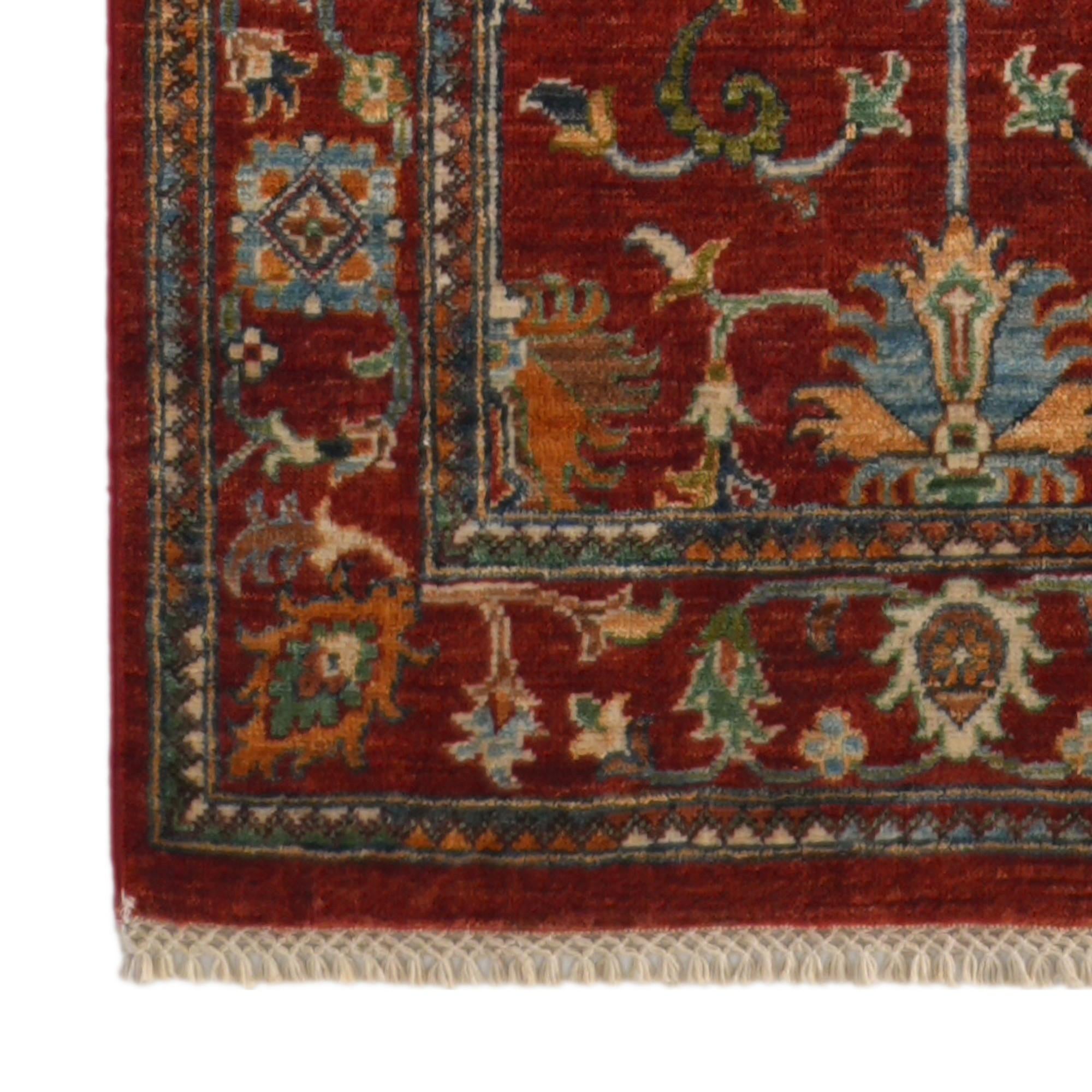 2' 7 x 12' Hand Knotted Ariana Ziegler Runner Rug