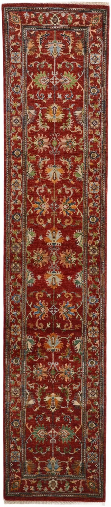 2' 7 x 12' Hand Knotted Ariana Ziegler Runner Rug